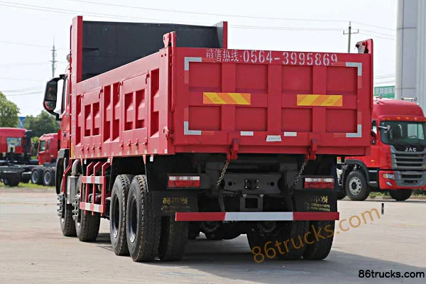 JAC Gallop K3X camion lourd version légère 290 ch 8X4(12 roues) 6,5 m camion benne Extérieur (3) | 86Trucks