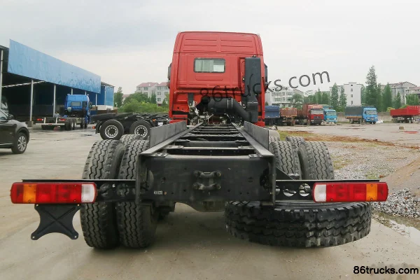 Foton Auman EST 360hp 8X4(12 wheels) 9.53m flatbed cargo truck Exterior (3) | 86Trucks