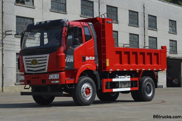 FAW Liute Jinlu Medium Truck 200 hp 6X2(8 wheels) 4.8m Dump Truck Exterior