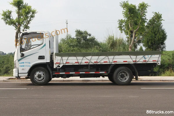 Foton Aumark S3 143hp 4X2(6 wheels) 4.17m single-row flatbed light truck (Beijing V) Exterior (3) | 86Trucks