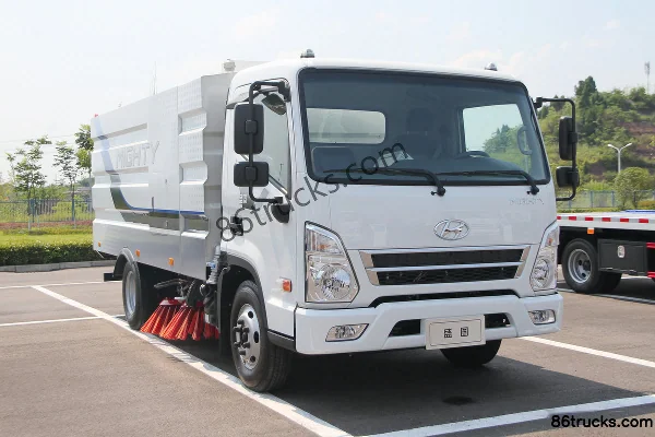 Hyundai Commercial Vehicle Sichuan Hyundai Shengtu Light Truck sweeper truck