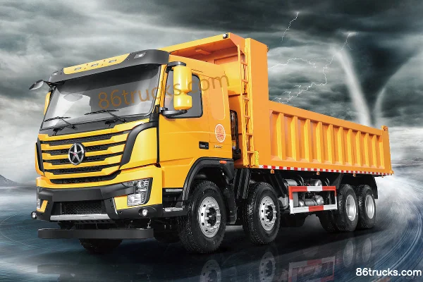 Dayun N8V Heavy Truck Composite Type 350hp 8X4(12 wheels) 7.2m dump truck Exterior (2) | 86Trucks