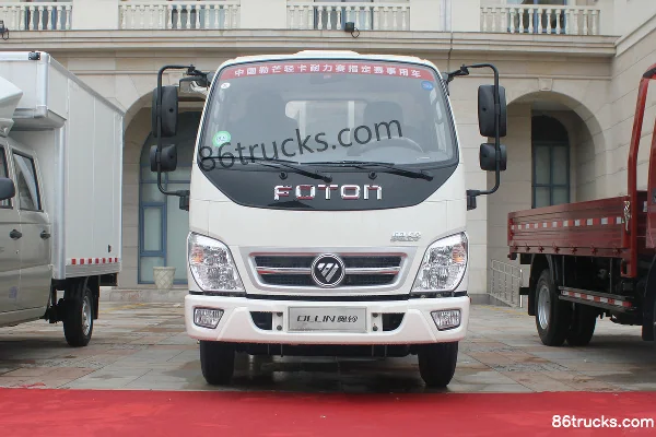 Foton Aoling Jieyun 88 ch 4X2(6 roues) camion léger plateau à ridelles cabine simple 3,655 m Extérieur (2) | 86Trucks