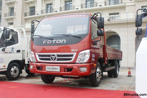 Foton Aoling Jieyun 143 ch 4X2(6 roues) camion léger à ridelles 4,23 m, cabine simple Extérieur (3) | 86Trucks