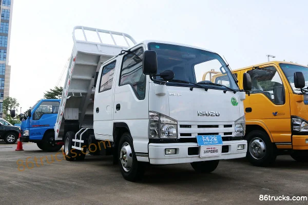 Isuzu 100P 98hp 4X2(6 wheels) 3.13m Double Row Dump Truck Exterior (3) | 86Trucks