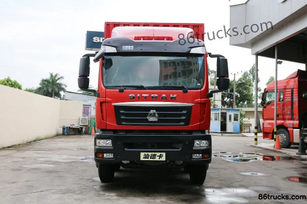 Sinotruk Sitrak C5H 310 ch 8X4(12 roues) camion porteur fourgon 9,52 m Extérieur (2) | 86Trucks