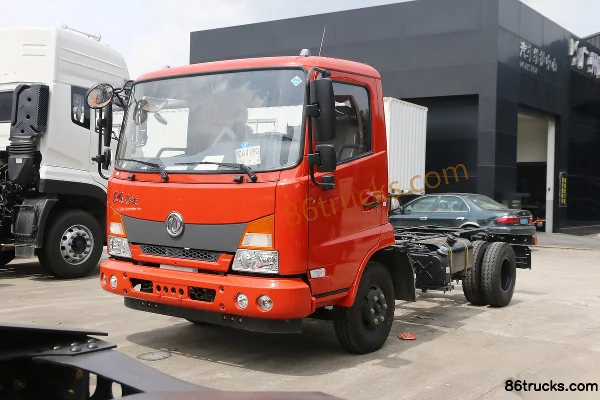 Dongfeng Commercial Vehicle Jiayun 130 hp 4X2(6 wheels) 4.1m single-row flatbed cargo truck chassis Exterior (3) | 86Trucks