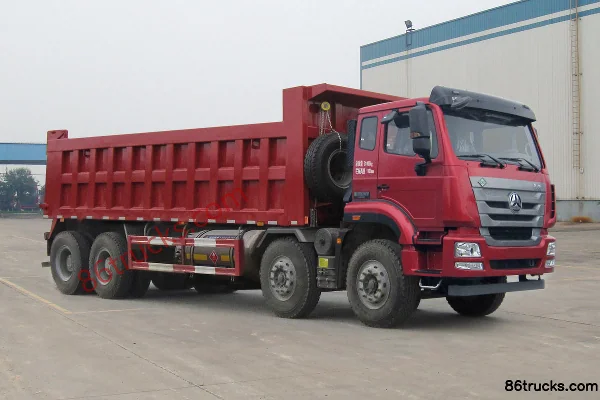 Sinotruk Haohan J7G Heavy Truck 430 hp 8X4(12 wheels) 7.8m LNG Dump Truck Exterior