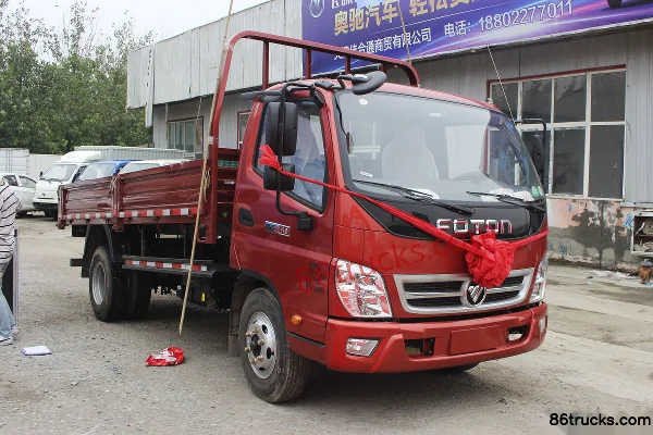 Foton Times M3 110 hp 4X2(6 wheels) 4.2m Flatbed Dump Truck Exterior