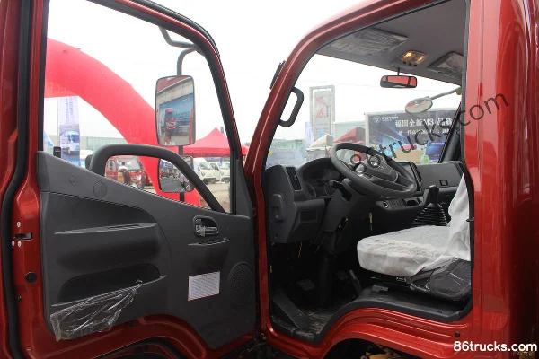 Foton Times M3 110 hp 4X2(6 wheels) 4.2m Flatbed Dump Truck Cab (1) | 86Trucks