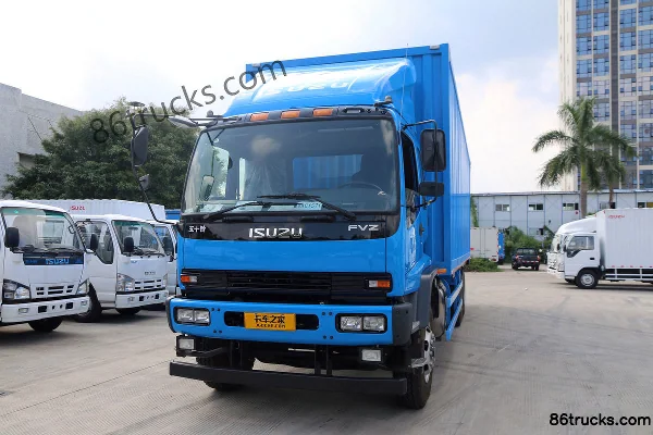 Qingling FVZ Heavy Truck 300 hp 4X2(6 wheels) 8.6m Box Van Cargo Truck Exterior (3) | 86Trucks