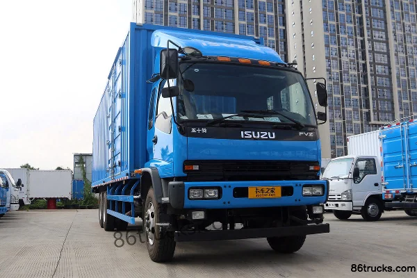 Qingling FVZ Heavy Truck 300 hp 4X2(6 wheels) 8.6m Box Van Cargo Truck Body (1) | 86Trucks