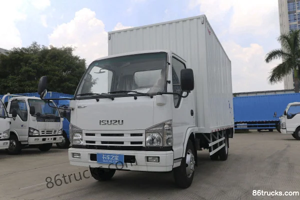 Qingling Isuzu 100P 98 hp 4X2(6 wheels) 4.25m Single Row Van Light Truck Exterior (3) | 86Trucks