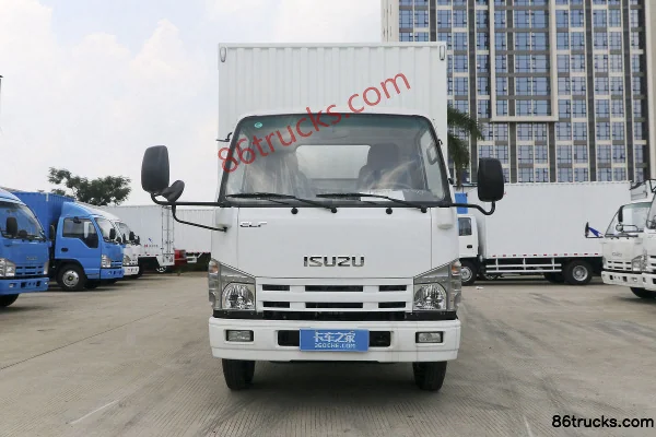 Qingling Isuzu 100P 98 hp 4X2(6 wheels) 4.25m Single Row Van Light Truck Exterior (2) | 86Trucks