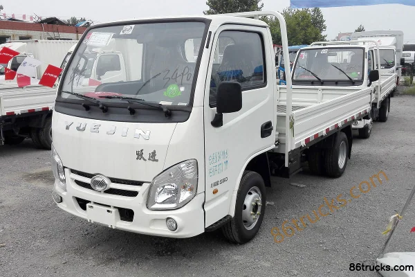 Yuejin Xiaofuxing S50 1.9L 95 hp 4X2(6 wheels) Diesel 3.36 m Single Row Flatbed Mini Truck Exterior (2) | 86Trucks