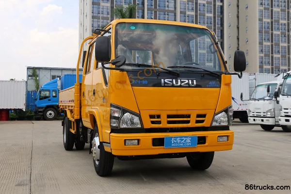 Isuzu 600P 120hp 4X2(6 wheels) 3.235m double-row flatbed light truck Exterior