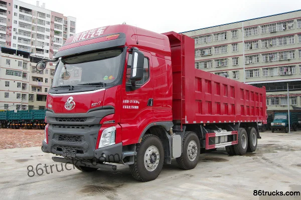 DongfengLiuqi ChenglongH7 400 ch 8X4(12 roues) 8,2 m camion benne Extérieur (3) | 86Trucks
