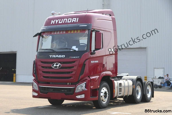 Hyundai Commercial Vehicle Xcient 440 hp 6X4(10 wheels) Tractor Truck (ZF 16-speed) Exterior (3) | 86Trucks