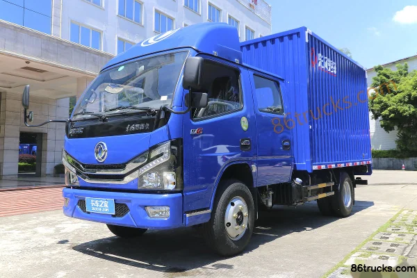 Dongfeng Duolika D6-S 2018 115hp 4X2(6 wheels) 3.25m double-row van light truck (China VI) Exterior (3) | 86Trucks