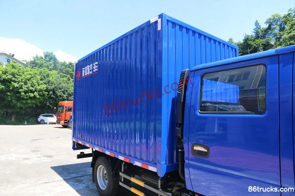 Dongfeng Duolika D6-S 2018 115hp 4X2(6 wheels) 3.25m double-row van light truck (China VI) Body (1) | 86Trucks