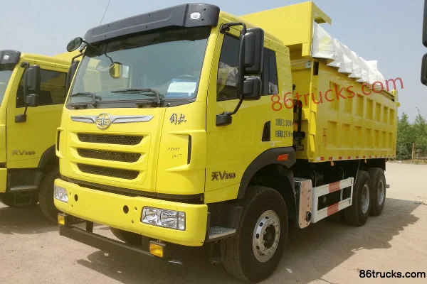 FAW Jiefang Qingdao Tian V Heavy Truck 350hp 6X4(10 wheels) 5.6m Dump Truck (FAW Transmission) Exterior (3) | 86Trucks