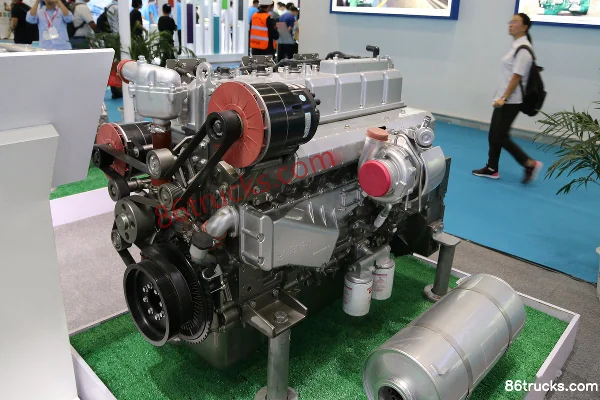 Yuchai YC6MK280N-50 280 ch 10,3 L China V moteur au gaz naturel Extérieur (3) | 86Trucks