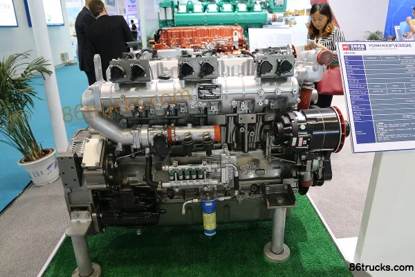 Yuchai YC6MK280N-50 280 ch 10,3 L China V moteur au gaz naturel Extérieur (2) | 86Trucks