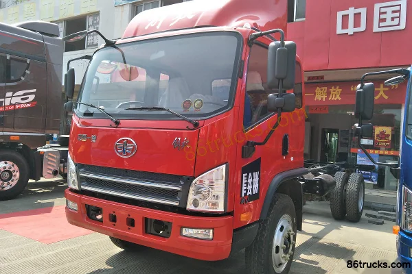 FAW Jiefang Lin V 160 ch 4X2(6 roues) 5,4 m camion porteur à ridelles cabine avec couchette Extérieur (2) | 86Trucks