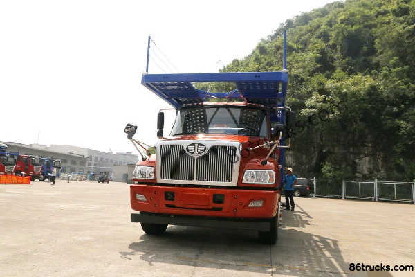 FAW Liute Anjie (L5R) heavy truck 350 hp 4X2(6 wheels) car carrier long-nose tractor truck Exterior (3) | 86Trucks