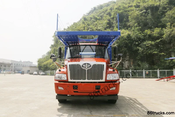 FAW Liute Anjie (L5R) heavy truck 350 hp 4X2(6 wheels) car carrier long-nose tractor truck Exterior (2) | 86Trucks