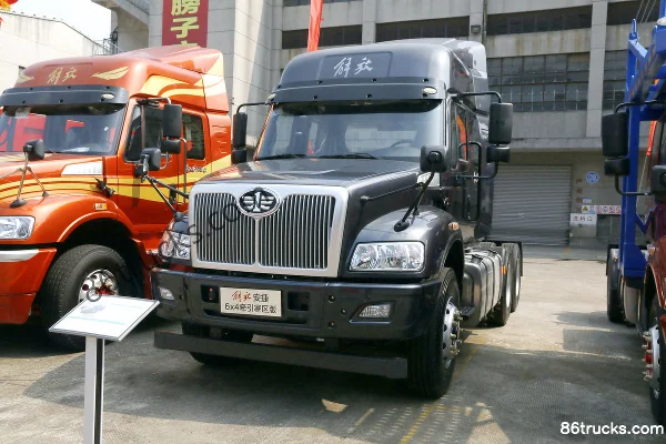 FAW Liute Anjie (L5R) camion lourd version froide 350 ch 6X4(10 roues) tracteur routier à capot Extérieur (3) | 86Trucks