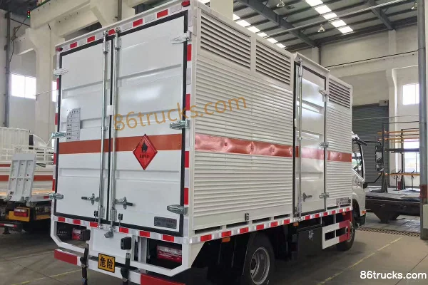 FAW Jiefang J6F 130 ch 4X2(6 roues) camion caisse pour gaz inflammables Extérieur (2) | 86Trucks