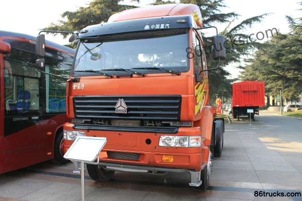 Sinotruk Golden Prince Heavy Truck 300 hp 6X4(10 wheels) Tractor Truck (Semi High Roof Elite Edition) Exterior