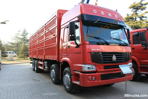 Sinotruk HOWO Heavy Truck 336 hp 8X4(12 wheels) Stake Truck Exterior (2) | 86Trucks