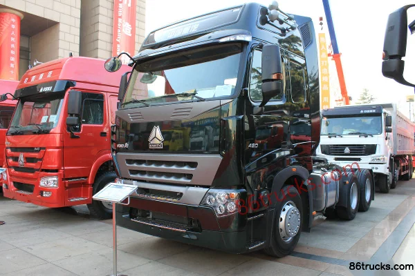 Sinotruk HOWO A7 série camion lourd 420 ch 6X4(10 roues) tracteur routier Extérieur (3) | 86Trucks