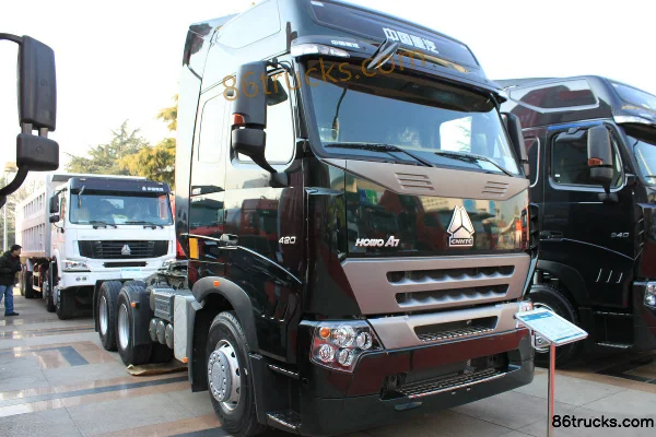 Sinotruk HOWO A7 série camion lourd 420 ch 6X4(10 roues) tracteur routier Extérieur (2) | 86Trucks