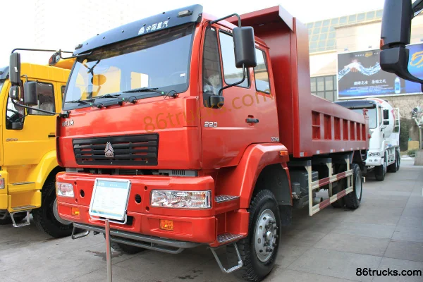 Sinotruk Huanghe Shaoshuai camion moyen 220 ch 4X2(6 roues) 5,8 m camion benne Extérieur (2) | 86Trucks