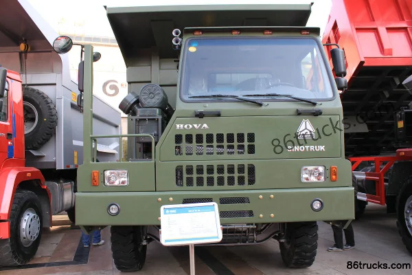 Sinotruk HOVA 336 hp 6X4(10 wheels) Wide-body Mining Dump Truck (5.4m) Exterior