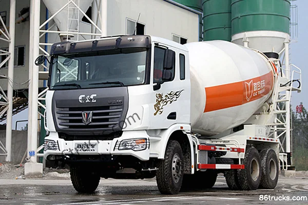Union Truck U350 350hp 6X4(10 wheels) 4.1m³ concrete mixer truck chassis (4.26 ratio) Exterior (2) | 86Trucks