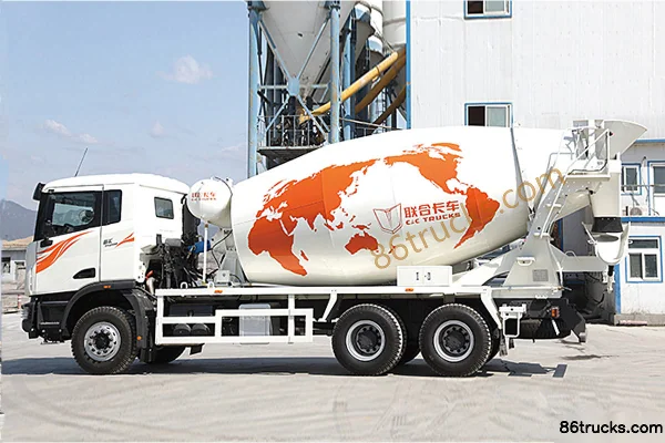 Union Truck U350 350hp 6X4(10 wheels) 4.1m³ concrete mixer truck chassis (4.26 ratio) Exterior (3) | 86Trucks