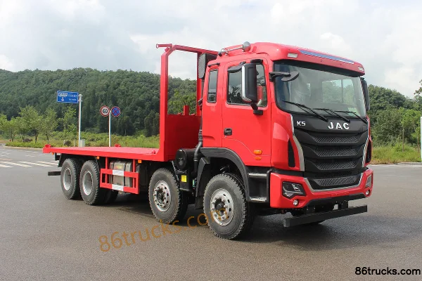 JAC Gallop K5W 310 hp 8X4(12 wheels) Flatbed Truck Exterior