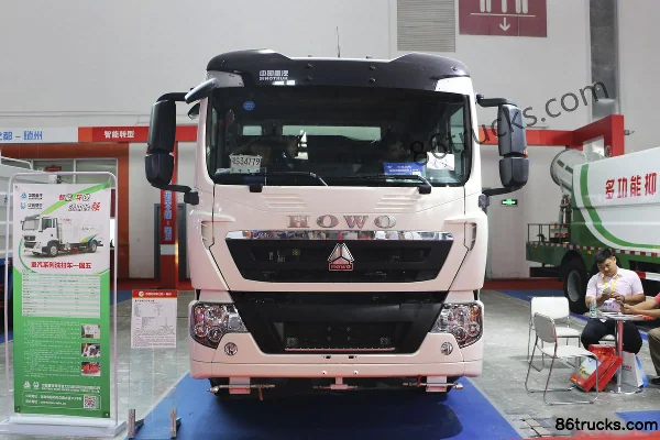 Sinotruk HOWO T5G 210 hp 4X2(6 wheels) Sweeper Truck (Huawei Chile Brand) Exterior (2) | 86Trucks