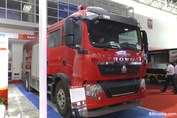 Jiangte Jiangte Sinotruk HOWO Chassis fire truck