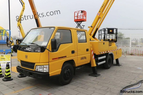 JMC Shunda narrow body 116hp 4X2(6 wheels) 14m aerial work truck (Hylifter brand) Exterior (3) | 86Trucks