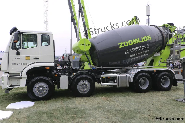 Sinotruk Haohan J5G 310 hp 8X4(12 wheels) 7.7m³ concrete mixer truck (Zoomlion) Exterior (3) | 86Trucks