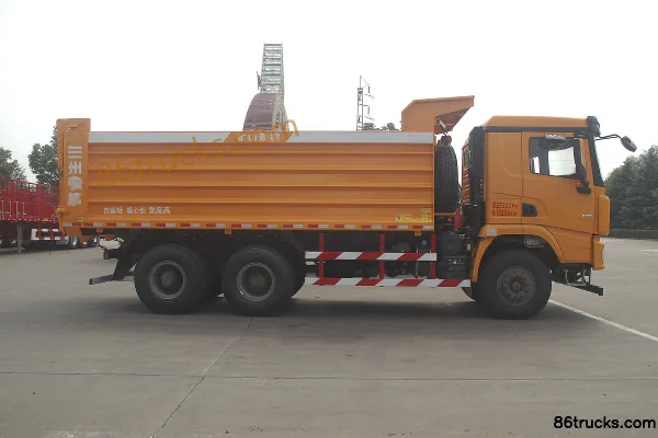 SHACMAN Delong X3000 375 ch 6X4(10 roues) camion benne 5,6 m Extérieur (3) | 86Trucks