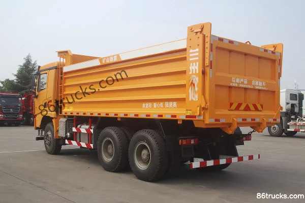 SHACMAN Delong X3000 375 ch 6X4(10 roues) camion benne 5,6 m Extérieur (2) | 86Trucks
