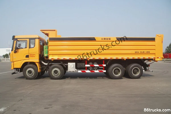 SHACMAN Delong X3000, 375 ch, 8X4(12 roues) , camion benne 8 m Extérieur (2) | 86Trucks