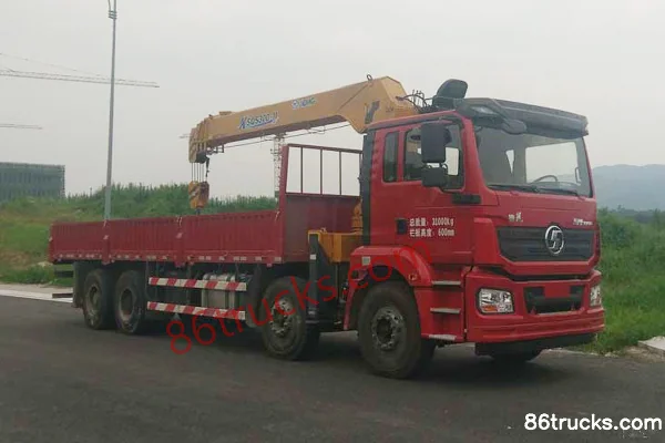 SHACMAN Delong New M3000 336hp 8X4(12 wheels) Truck Mounted Crane Exterior
