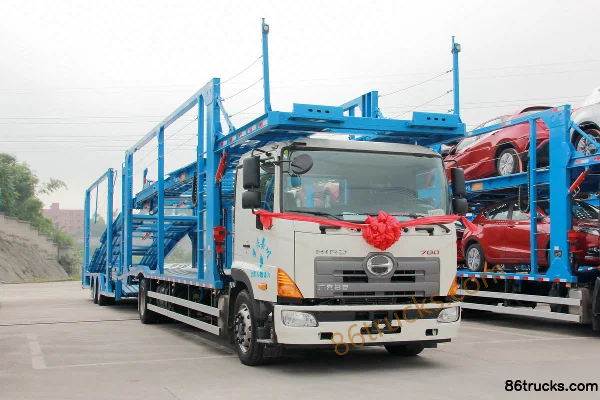 Guangqi HINO 700 Series Heavy Truck 4X2(6 wheels) 9.68m Van Truck Exterior